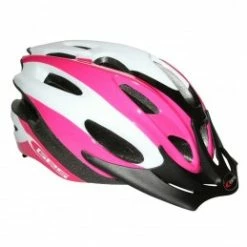 Marque Casque Vélo Ges® Rocket - Rose/Noir/Blanc