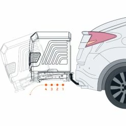 Aragon Coffre D'attelage TowBox V3 Bleu -VTT Soldes Magasin coffre d attelage towbox v3 bleu 12