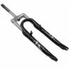 Marque Fourche Vtt 24 " M-W A Suspension Acier Ressort-Elastomere Noir Deb. 50Mm Pivot 220-130Mm Filete 1"-22,2 Interieur