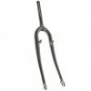 Marque Fourche Vtt 26'' Rigide Cintree Acier Chrome Avec Tasseaux Pivot Filete 22,2Mm - 1" (230Mm-Fileté Sur 140Mm)