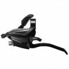 Marque Levier-Manette Vtt Shimano Stef500 Gauche 3V. Noir Pour Frein V-Brake 4 Doigts