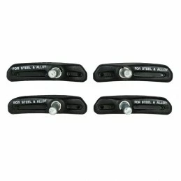 Marque Porte Patin Frein VTT A Tige Deporte 70mm Noir (2 Paires) 1 Marque Porte Patin Frein VTT A Tige Deporte 70mm Noir (2 Paires)