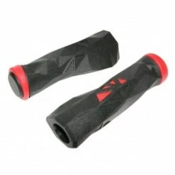 Marque Poignee Vtt Newton Probike Noir-Rouge L130Mm (Paire)