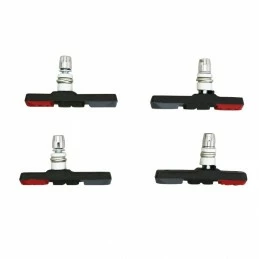 Marque Porte Patin Frein Vtt A Vis Deporte Newton 72mm Rouge/Gris/Noir Type Shimano (2 Paires) 1 Marque Porte Patin Frein Vtt A Vis Deporte Newton 72mm Rouge/Gris/Noir Type Shimano (2 Paires)