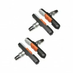 Marque Porte Patin Frein Vtt A Vis Deporte Newton 72Mm Orange/Gris/Noir Type Shimano (2 Paires)