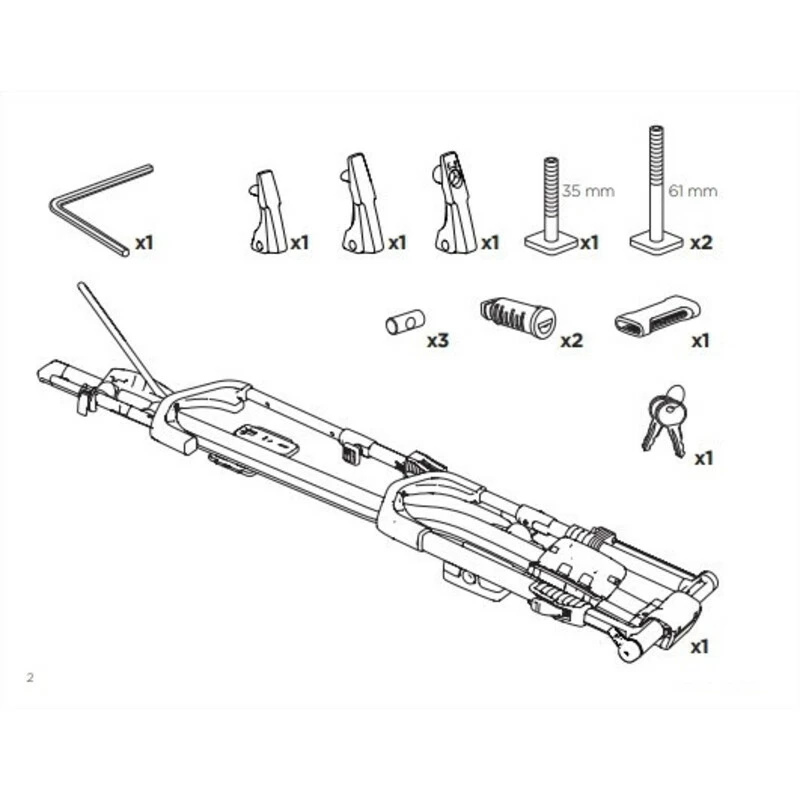 Porte-vélo De Toit Thule UpRide 599 8 Porte-vélo De Toit Thule UpRide 599 – Image 8