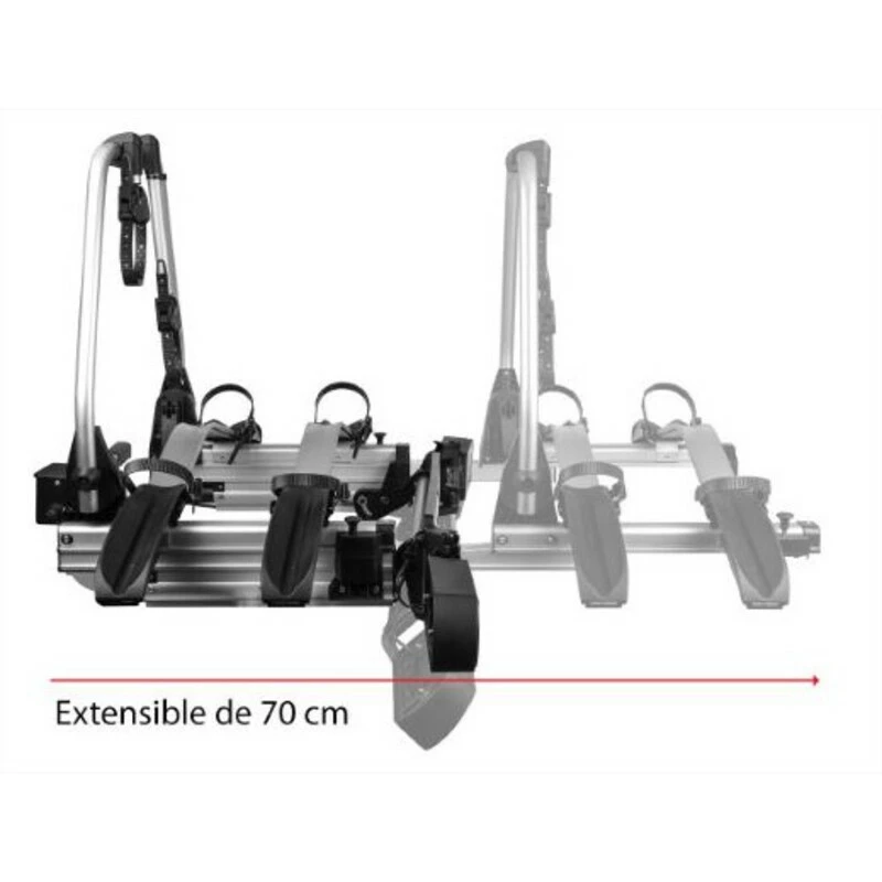 Porte-vélos LAS SD260 Pour 2 Vélos Spécial Portes Battantes Fourgon 9 Porte-vélos LAS SD260 Pour 2 Vélos Spécial Portes Battantes Fourgon – Image 9