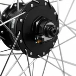 Marque Roue Vtc 700X35 Avant Er10 Alu Noir Double Paroi Moy Shimano Dynamo 6 Volt-3W Centerlock Eclairage Av Et Arr Compatible V-Brake -VTT Soldes Magasin roue vtc 700x35 avant er10 alu noir double paroi moy shimano dynamo 6 volt 3w centerlock eclairage av et arr compatible v brake 2