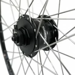 Marque Roue Vtc 700X35 Avant Er10 Alu Noir Double Paroi Moy Shimano Dynamo 6 Volt-3W Centerlock Eclairage Av Et Arr Compatible V-Brake -VTT Soldes Magasin roue vtc 700x35 avant er10 alu noir double paroi moy shimano dynamo 6 volt 3w centerlock eclairage av et arr compatible v brake 3