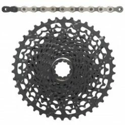Marque Transmission Cassette Et Chaine 11 Vitesses Sram Pg1130-Pc1110 11-42 (Compatible Shimano)